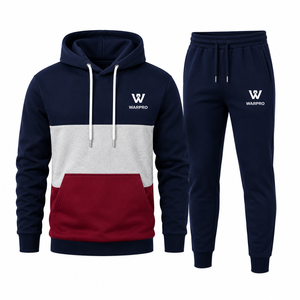 2026 New <b>Boys</b> Heavyweight Breathable 100% Cotton Tracksuit Custom Logo Printed 2-in-1 Zip Jacket Jogger Pants Athletic - Product Image 3