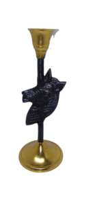 Support à bougies décoratif en métal en forme de singe, 2 lumières, sculpture animale, décoration d'intérieur à prix avantageux - Product Image 5