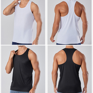 เสื้อกล้ามวิ่งน้ำหนักเบาสำหรับผู้ชายรุ่นใหม่ปี 2026 แห้งเร็ว ไร้ตะเข็บ เสื้อกล้ามออกกำลังกาย โลโก้สั่งทำได้ เสื้อกีฬา - Product Image 4