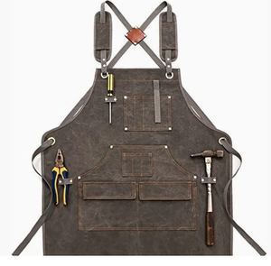 Vente en gros SALUBRIOUS SPORTS SS-LA-001 Unisexe Classique Quotidien Extérieur BBQ Réutilisable Réglable Confortable Cuir Multifonctionnel - Product Image 1
