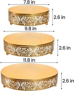 Base para Pastel Resistente para Exhibición Segura de Pasteles, Elegante Soporte para Postres para Decoración de Bodas y Fiestas - Product Image 2