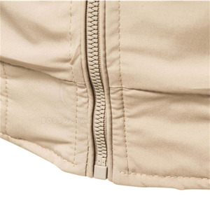 Street Style Winter Men's Lightweight Eco-Friendly Breathable Windproof Bomber <b>Jacket</b> <b>with</b> Silk Satin Lining Finished - Product Image 5