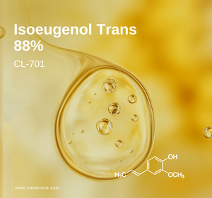 Isoeugenol Trans 88% Aceite Esencial Líquido de Clavo (CL-701) Aroma Van - Product Image 1