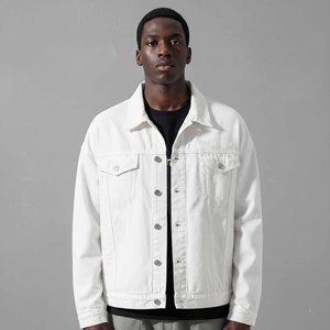 Fabricante de Chaquetas Vaqueras Personalizadas, Chaquetas Vaqueras de Moda Urbana para Hombre al por Mayor, Proveedor de Ropa OEM de Marca Privada - Product Image 1