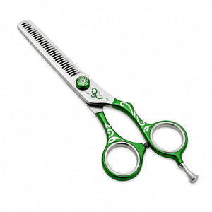 Ciseaux à effiler les cheveux pour stylistes professionnels, en acier inoxydable durable, avec lame tranchante et manche en céramique, pour droitiers - Product Image 3