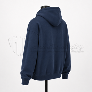 Sudadera con capucha y cremallera completa para hombre, estilo casual urbano, con estampado gráfico, logotipo personalizado - Product Image 4