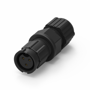 ขั้วต่อขนาด B 3 ขา แบบประกอบด้วยทองเหลือง  ตัวเรือนไนลอนกันน้ำระดับ IP67 รองรับกระแสไฟ 5 แอมป์ - Product Image 1