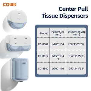 <span class=keywords><strong>Distributeur</strong></span> de <span class=keywords><strong>papier</strong></span> toilette commercial CDWK en <span class=keywords><strong>rouleau</strong></span> jumbo/tirage central, <span class=keywords><strong>distributeur</strong></span> de serviettes pliées en N et en V pour toilettes publiques - Product Image 4