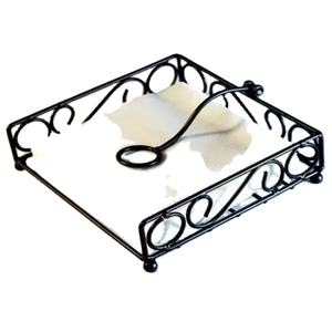 Soporte para servilletas de acero inoxidable y plata, accesorio para almacenamiento de pañuelos, para cocina, de Metal, estilo OEM, Material de Color, forma de origen, tamaño GUA - Product Image 1