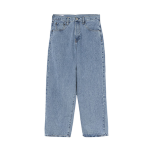 Pantalons en jean larges et amples pour hommes, style streetwear, jeans vintage, tissu en coton doux, fabrication OEM ODM, logo personnalisé, vente en gros - Product Image 4