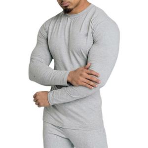 Cheap Price Men's <b>Compression</b> Sport Fit Breathable Eco-Friendly Spandex/Polyester <b>Long</b> <b>Sleeve</b> Stretchable T-<b>shirt</b> - Product Image 4
