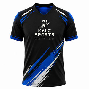 Maillot de football unisexe de qualité supérieure 100% polyester, design personnalisé par sublimation, respirant, séchage rapide, écologique, imperméable - Product Image 1
