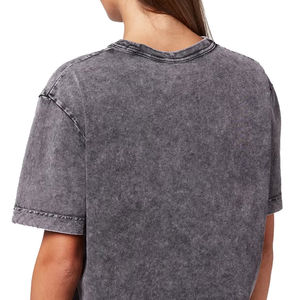 Camiseta de Mujer con Lavado Ácido, Calidad Premium, Estilo Casual, Holgada, 100% Algodón, Tela Ligera, Cómoda, de Secado Rápido, Transpirable y Moderna - Product Image 5