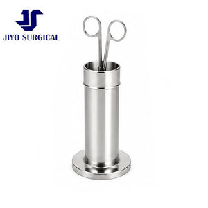Pot de rangement autoclavable en acier inoxydable pour pinces Martin de 32 cm, équipement chirurgical hospitalier - Product Image 5