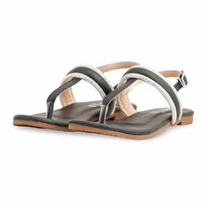 Sandale à talon formel noire FR5378 - Product Image 3