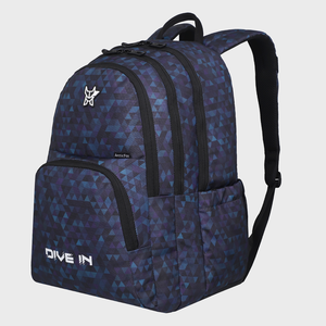 Sac à dos scolaire résistant à l'eau Arctic Fox Trisiac, grande capacité avec poignée rétractable détachable, bleu - Product Image 3