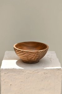 Tazón de Madera de Acacia Natural Hecho a Mano de Diseño Moderno, Tazón para Ensaladas y Frutas, Tazón de Madera Ligero para Usar en Días Especiales - Product Image 4