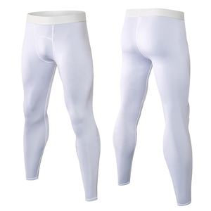 Pantalons de compression pour hommes de haute qualité, leggings de compression en polyester, vêtements de sport pour la course à pied, le football, l'entraînement, sous-vêtements de compression - Product Image 2