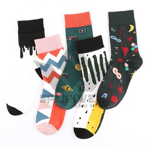 <b>Men's</b> Animal Print Ankle <b>Socks</b> Cotton Spandex Breathable Knitted Summer Daily Wear Black White <b>Yellow</b> Patterned <b>Socks</b> - Product Image 4