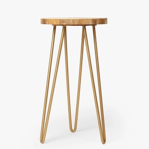 Maceta de Madera con Incrustaciones de Nácar Premium y Patas de Hierro, Maceta Decorativa Rústica para Hogar y Jardín - Product Image 5