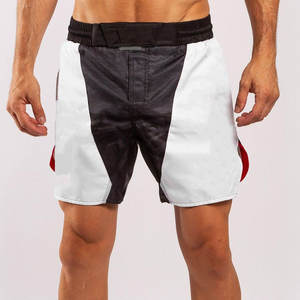 Custom Print Digital Heat Transfer Sublimation Print High Quality Satin Material MMA Stretch <b>Men's</b> <b>Shorts</b> Custom Made Recycled - Product Image 6