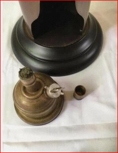 Ventilateur de table en métal à vapeur ALFA-NAUTICAL, fonctionnant au kérosène, fait main, objet de collection, pour exposition muséale et activités promotionnelles - Product Image 4