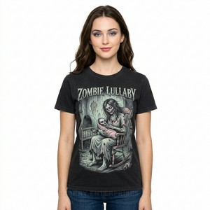 Camiseta Gráfica Personalizada de Guerrero Zombi Nórdico, Camiseta Vikinga Mítica con Esqueleto, Estilo Vintage Oversize, Tops de Fabricante de Ropa Urbana - Product Image 5