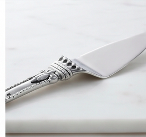Stainless Steel <b>Cake</b> Knife With Ornate Design Handle Premium Flatware For Elegant <b>Cake</b> Serving Use And <b>Wedding</b> Use - Product Image 2