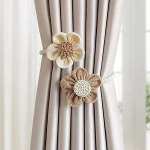 Wholesale Jute Curtain <b>Tiebacks</b> Manufacturer – Eco-Friendly Braided Curtain Holdbacks with Custom Size and OEM Service - Product Image 3