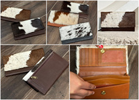 Dompet mewah wanita penjualan terlaris Clutch kulit sapi kustom dompet panjang asli kualitas tinggi koin tunai tempat kartu kredit