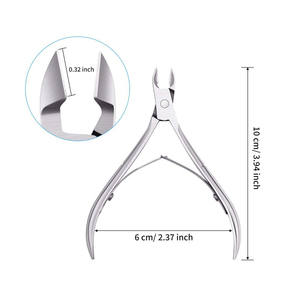 Pince à cuticules multi-usages pour les doigts, outil professionnel de qualité supérieure, 4 pouces, en acier inoxydable - Product Image 2