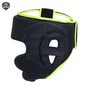 Nouveau style 2026 : Casques de boxe en cuir réglables et protecteurs avec visière transparente, légers, prix de gros - Product Image 2