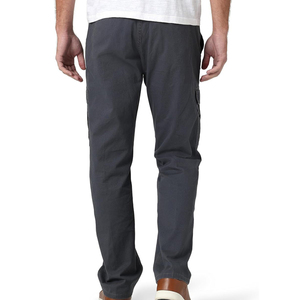 Pantalon cargo décontracté pour homme, coupe droite, 100% coton, léger, avec logo personnalisé, effet délavé, best-seller - Product Image 2