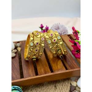 Shobha Premium Chorski Bangles-Indian Ethnic Artificial Jewellery One Hand - Product Image 1