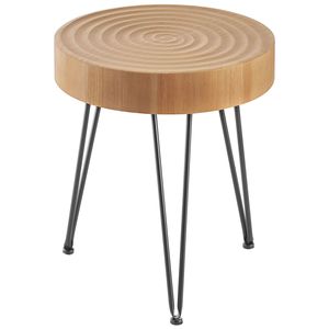Set di 2 tavolini da caffè rotondi industriali fatti a mano, 31,3 pollici, facili da montare, tavolini laterali e d'appoggio - Product Image 6