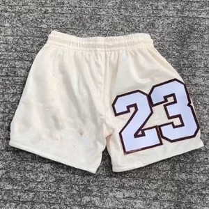 Shorts d'été personnalisés de haute qualité Impression vierge Logo Gym Sports Shorts de basket-ball pour hommes en polyester à séchage rapide - Product Image 1