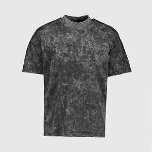 T-shirt vintage délavé à l'acide en coton premium, tee-shirt délavé avec logo personnalisé, streetwear, chemise décontractée oversize, mode tendance - Product Image 6