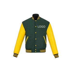 Veste universitaire pour homme de haute qualité avec logo personnalisé 2025, vente en gros OEM, style décontracté à double boutonnage pour l'hiver, taille XS, logo sur le devant - Product Image 5