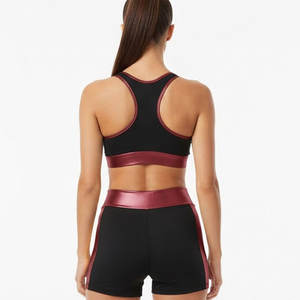 บริการผู้ผลิต OEM ชุดโยคะขาสั้นลายเรียบสำหรับผู้หญิง ไซส์พลัส ราคาขายส่งถูก - Product Image 2