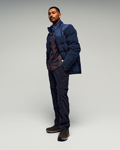 Chaqueta acolchada personalizada para hombre para invierno, ropa informal premium para exteriores, a prueba de viento, con cierre de cremallera y bolsillos laterales, abrigo para hombre - Product Image 3