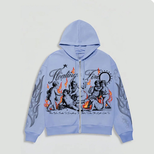 Sudadera con Capucha Negra de Algodón Grueso de Alta Calidad Personalizada Premium, Sudadera con Capucha y Logotipo Personalizado Estampado - Product Image 5