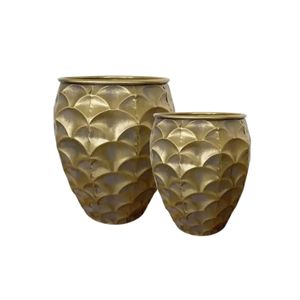 Wholesale Luxury Gold Embossed Metal Flower <b>Vase</b> Set Luxury Finished <b>Tall</b> <b>Decorative</b> Floor <b>Vases</b> for Living Room Hotel Home - Product Image 6