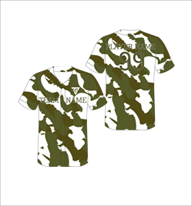 เสื้อเบสบอลแบบกำหนดเอง คอวี แขนสั้น พิมพ์ลายแบบซับลิเมชั่น โพลีเอสเตอร์ สำหรับผู้ใหญ่ ทุกเพศ ทุกฤดู ระบายอากาศได้ดี พร้อมชื่อทีมและโลโก้ - Product Image 3