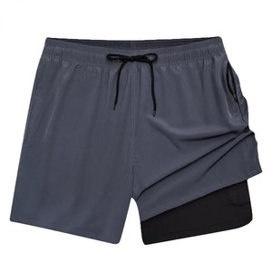 Shorts de sport personnalisés avec logo, pour hommes, séchage rapide, vêtements de plage d'été, basketball, course à pied, entraînement, pantalon de fitness respirant et ajusté - Product Image 3