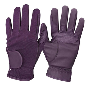 Horse Riding Gloves <b>Full</b> Finger PU Leather Anti <b>Slip</b> Touch Screen Outdoor Men Summer Breathable - Product Image 5