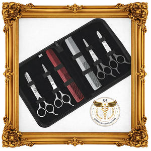 Kit de Tijeras de Peluquería Rainbow Titanium para Cortar y Entresacar Cabello - Product Image 3