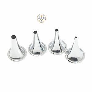 Nouvel ensemble chirurgical ORL 4 pièces : Spéculum auriculaire pédiatrique et canule avec source d'alimentation manuelle, en acier inoxydable - Product Image 1