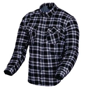 Chemise en flanelle classique pour moto, doublée en aramide et Kevlar, protection personnalisée certifiée CE, chemise blindée en flanelle - Product Image 2