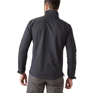 Veste de ski softshell personnalisable pour homme, imperméable, en toile, col mandarin, multicolore, décontractée, vente en gros - Product Image 2