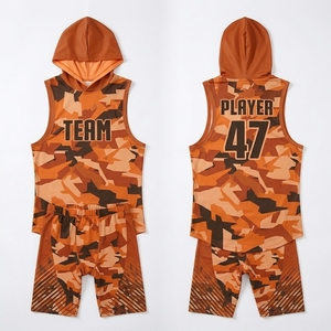 Fully Sublimated Custom 7 on 7 Flag Football Jerseys Hooded Compression Uniforms for Plus Size Players Team 7v7 Wear - Product Image 3